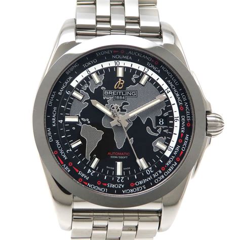 breitling galactic unitime men's watch|wb3510.